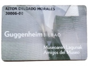 Bilbao Guggenheim Museum Friend Card