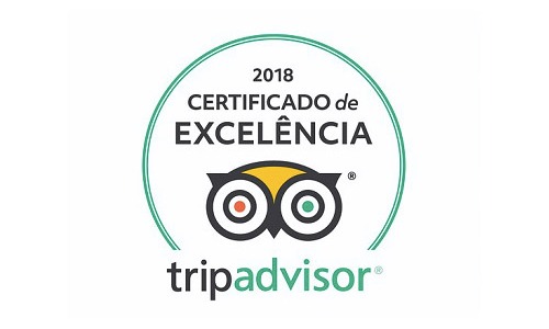 2018 Certificado de Excelencia por TripAdvisor