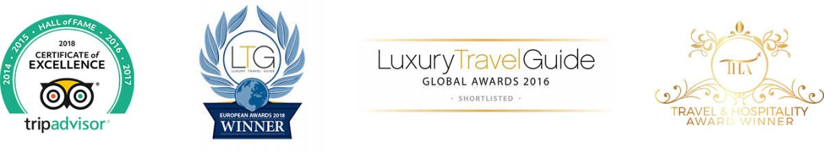 Aitor Delgado Tourren sariak: TripAdvisor Certificate Excellence & Luxury Travel Guide Awards