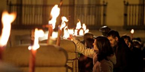 Noche de las velas en Vitoria-Gasteiz