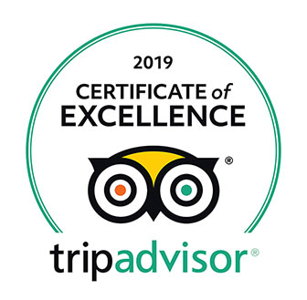 Certificate of Excellence TripAdvisor 2019