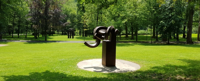 Chillida-Leku Museum - sculptures in the forest - Basque culture July 2021