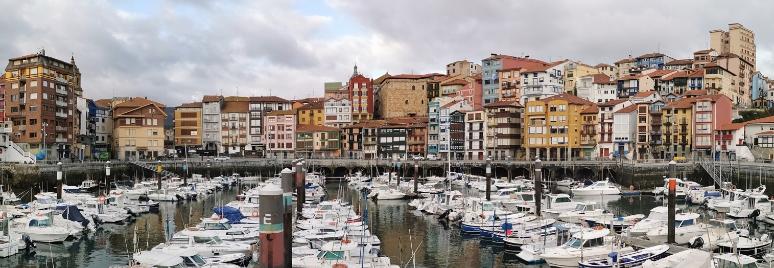 Bermeo city in the Basque coast - Basque culture February 2022